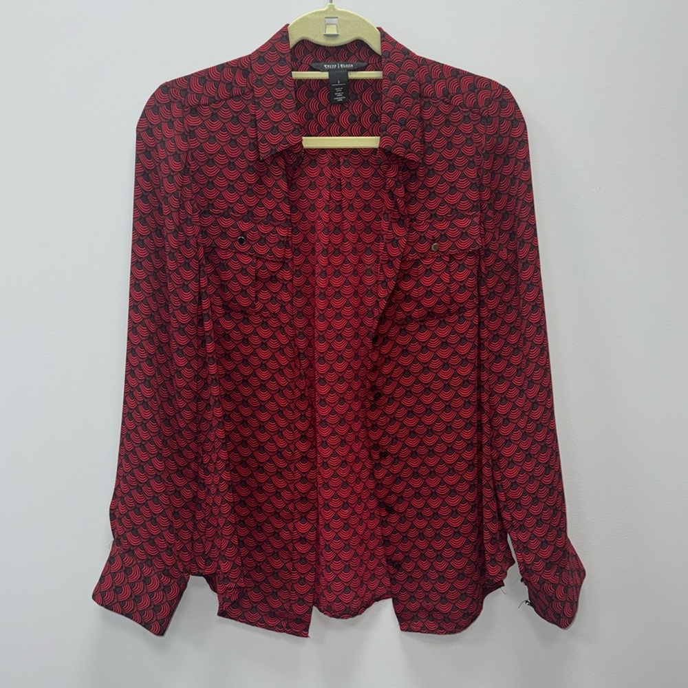 WHBM Silk Blouse, Size 2